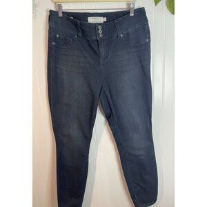 Torrid Denim Dark Wash Jeggings 14R Stretch Cotton Blend Skinny Fit Womens Pants